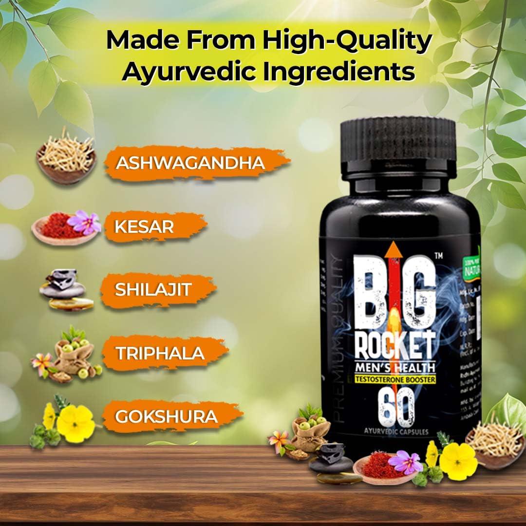 BIG ROCKET MEN\'S HEALTH Bigrocket Lift-up Capsule 60Cap