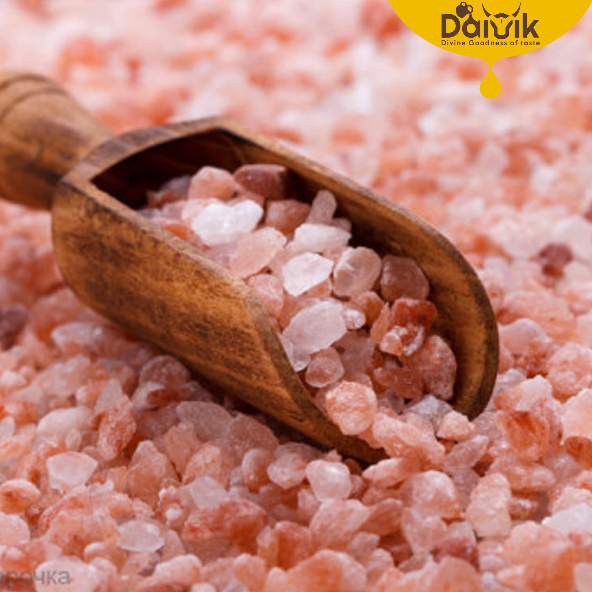 DAIVIK DAIVIK ORGANIC HIMALAYAN NON-IODIZED DARK PINK CRYSTAL ROCK SALT - 1KG