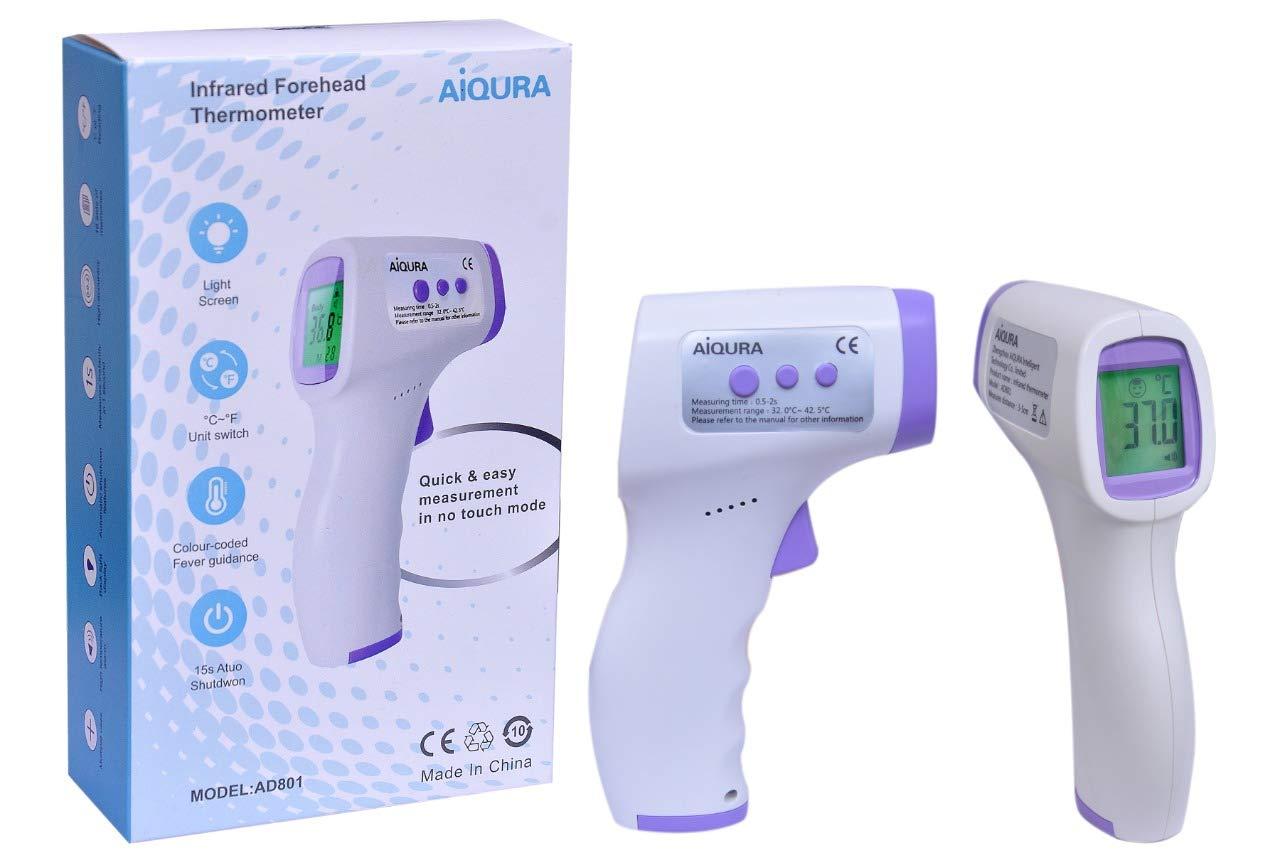 Thermocare Thermocare TP-Infrared Non Contact Thermometer for Fever for Baby Digital Thermometers for Fever Kids (White)