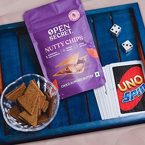 Open Secret Open Secret Sankranti Gifts| 3 Nutty Chips with 4 Mini Packs of Dry Fruits & Nuts | New year/Lohri/Makar/Pongal healthy Gift Items for kids, friends, family & colleagues