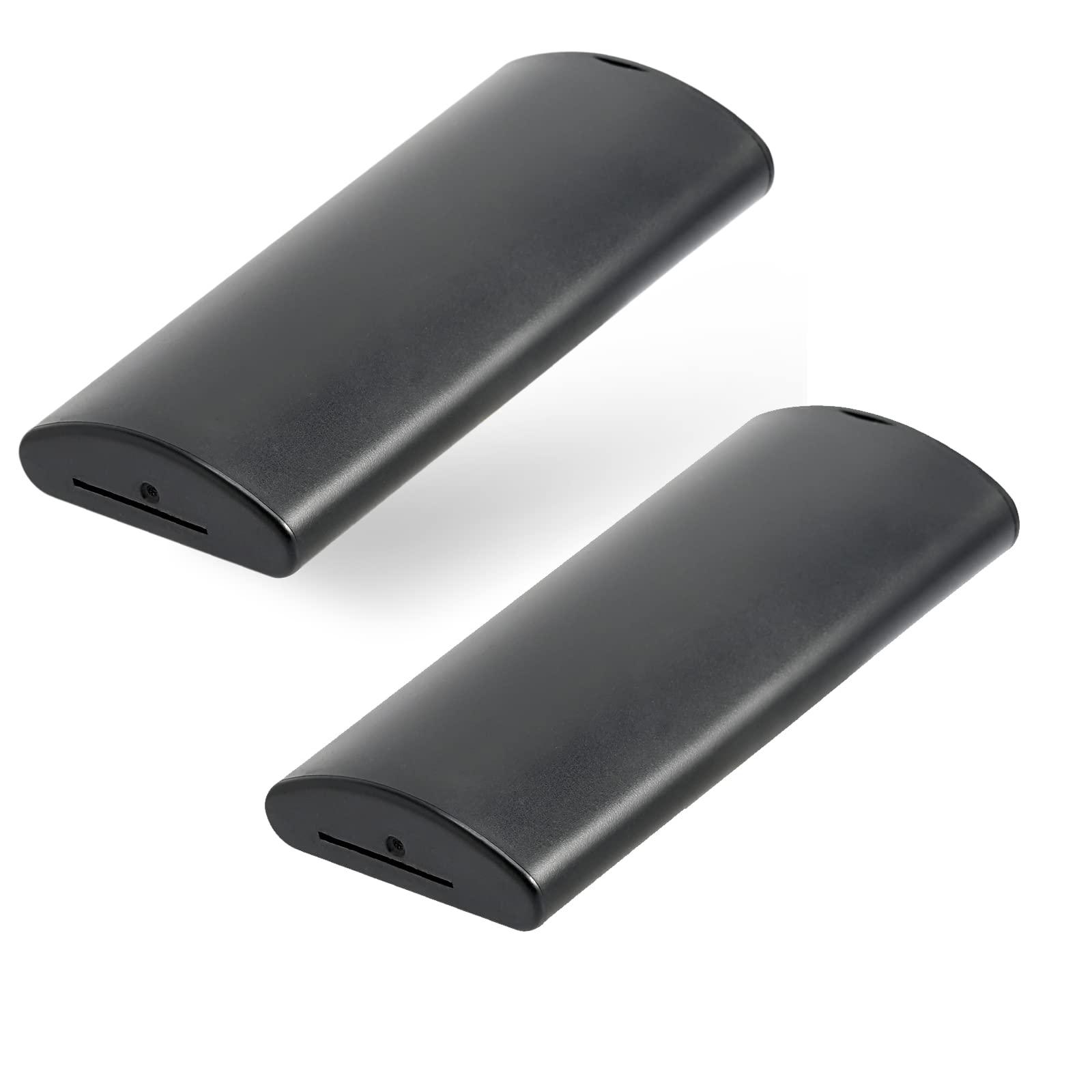 FOSHIO FOSHIO 2 Pack Razor Blade Disposal Container, Snap off Blades Safely Dispose of Used Blade Case Black Magnetic Storage Box