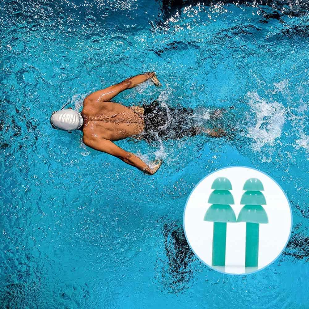 LYSIAN LYSIAN Ear Plugs For Sleeping Swimming Shooting - Silicone Noise Cancelling Earplugs 3 Pairs Individually Wrapped 32Db Highest Nrr