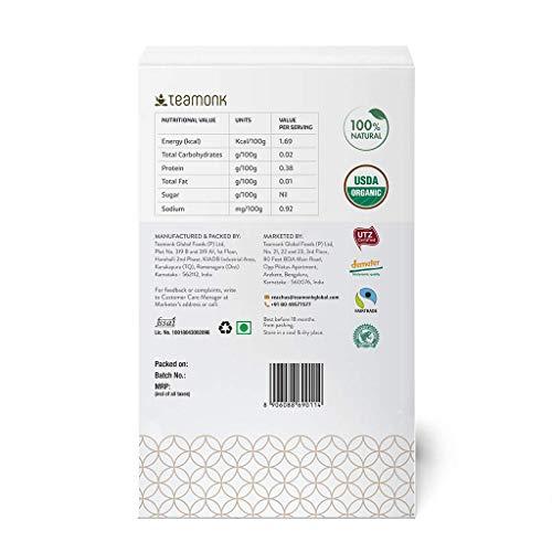 Teamonk Teamonk - Tapas Oolong Tea Leaves 200g (Makes 100 Cups) | USDA Certified Organic Darjeeling Tea | Pure and Herbal Tea | Promotes Overall Wellbeing | No Oils, Artificial Aroma, or Taste Enhancers