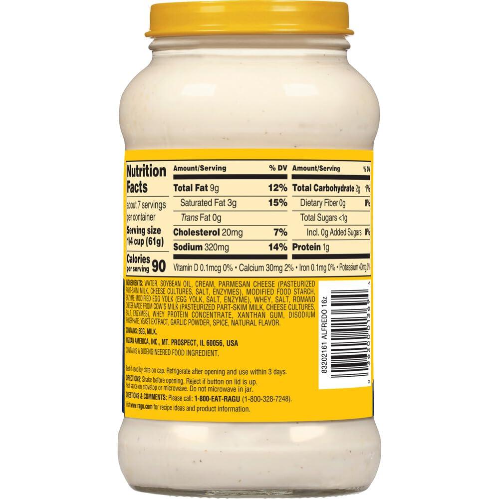 Ragu RAG Cheesy Classic Alfredo Sauce, 453Gram