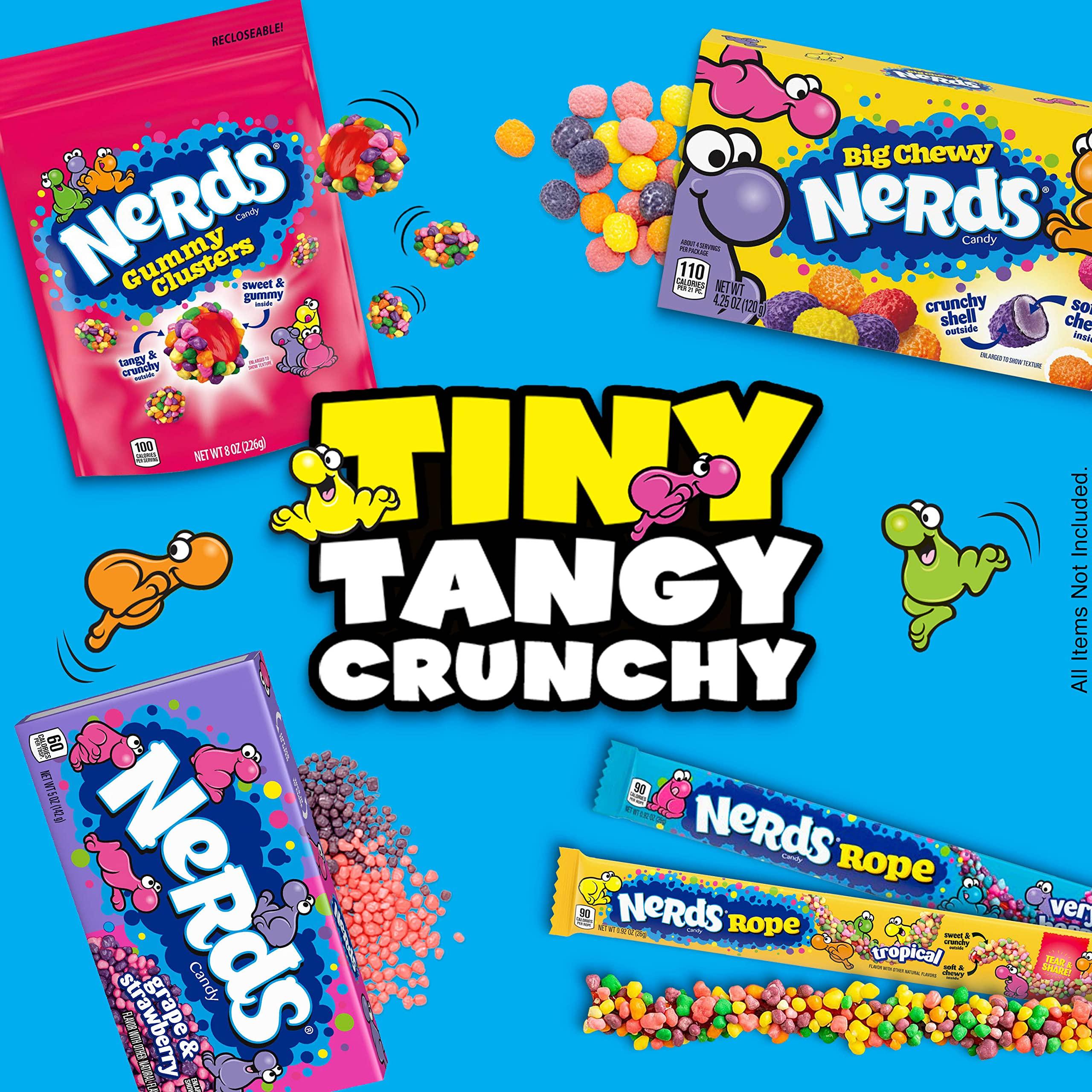 Nerds Wonka for the Love of Nerds Gotta Have Grape & Seriously Strawberry Candy, 141 g