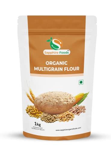 SAPPHIRE FOODS SAPPHIRE FOODS Atta with Multigrains Flour with High Fiber for Healthy Gut and Healthy Life (1kg)
