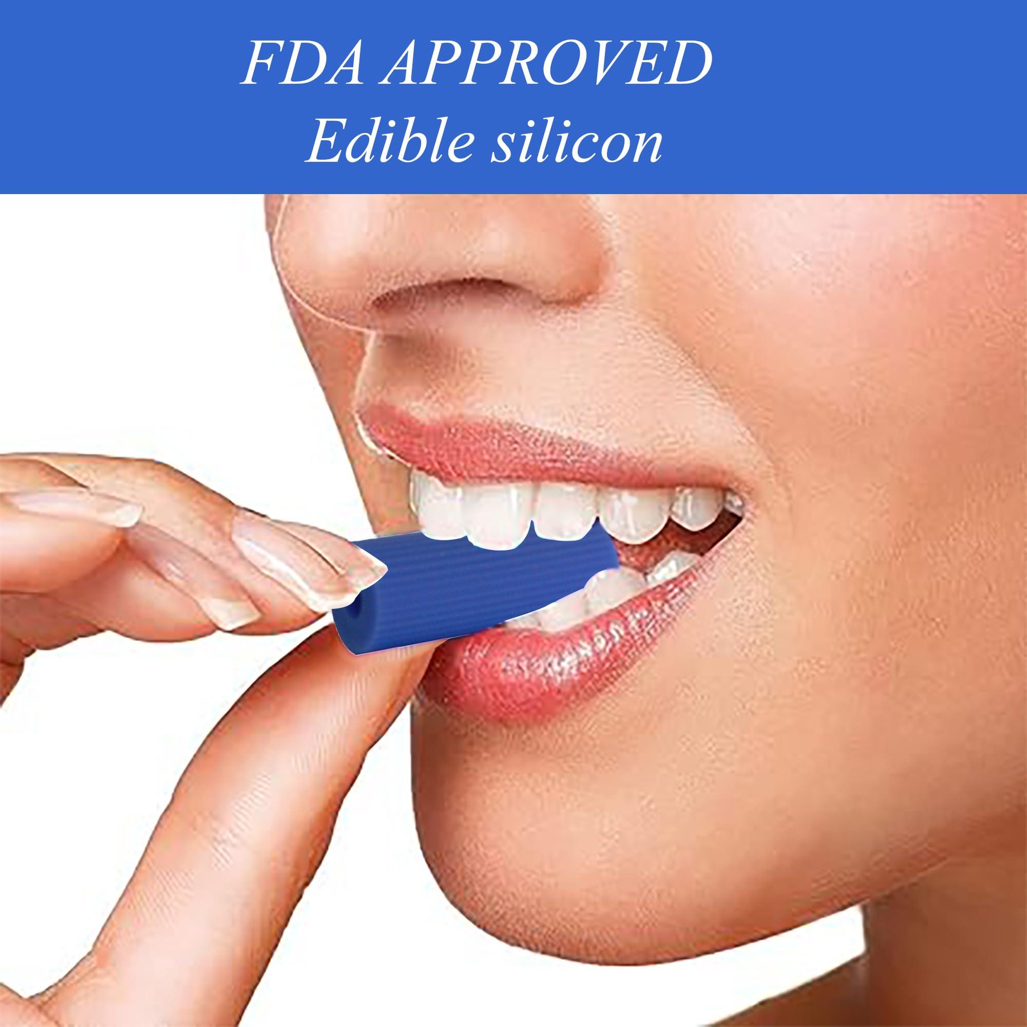 Dentosmile Dentosmile Chewies Seater in Blue Colour with Carry Case for Invisalign Aligner Chompers Trays(Unscented)