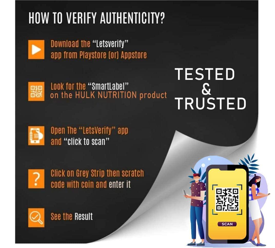 HulkNutrition Hulk Nutrition Hardcore Pre-Workout Supplement, Energy Drink with Creatine Monohydrate, Arginine AAKG, Beta-Alanine, Explosive Muscle Pump, Caffeinated Punch - For Men & Women [30 Servings, Warrior Apple] Free Gallon Shaker Bottle