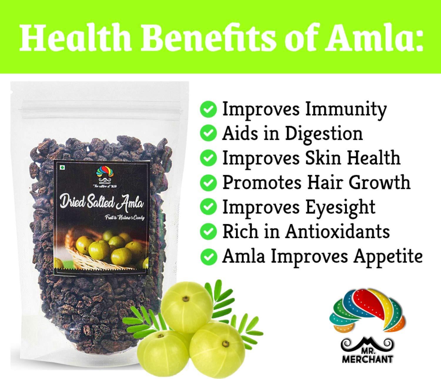 Mr. Merchant Mr. Merchant Dried Salted Amla (1.2 kg (Pack of 3))