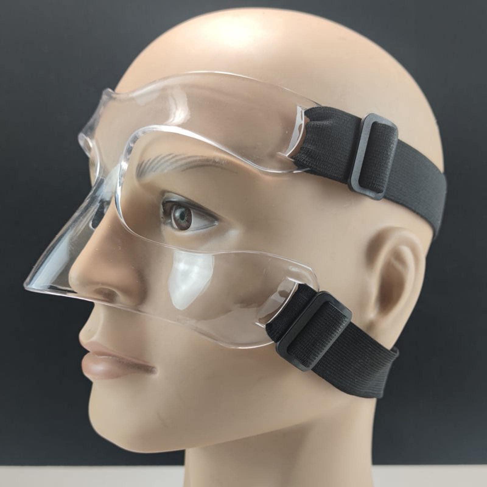 ATORSE ATORSE Basketball Mask Adjustable Strap Girls Softball Mask for Sports Women Men 15x9cm