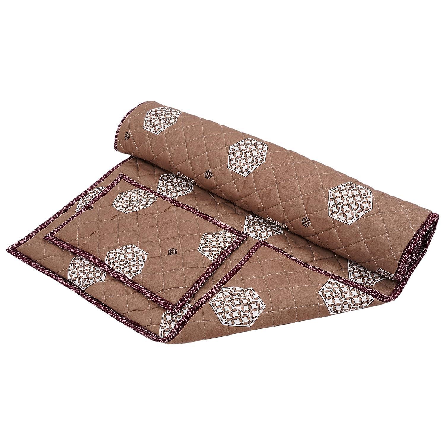 Magnowell Magnowell Bio Magnetic Mattress Pad | 3 x 6 Ft | Comes with 1 Pillow | Water Bottle Cover/Bio Magnetic Water Energy Pad | Bio Magnettic Hand Bracelet Combo for Deep Sleep and Pain Relief | Beige