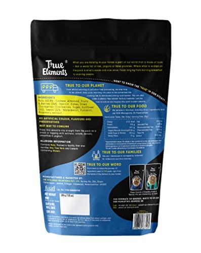 True Elements True Elements Healthy Nuts And Berries Mix 200gm - Roasted Dry Fruits | Nuts and Berries | 43% of Premium Cashews & Almonds