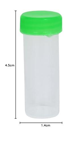 PYARE SALES Plastic Homeopathy Medicine Bottles (Multicolor, 1 Dram/3.7 ml, Pack of 144 Pcs)