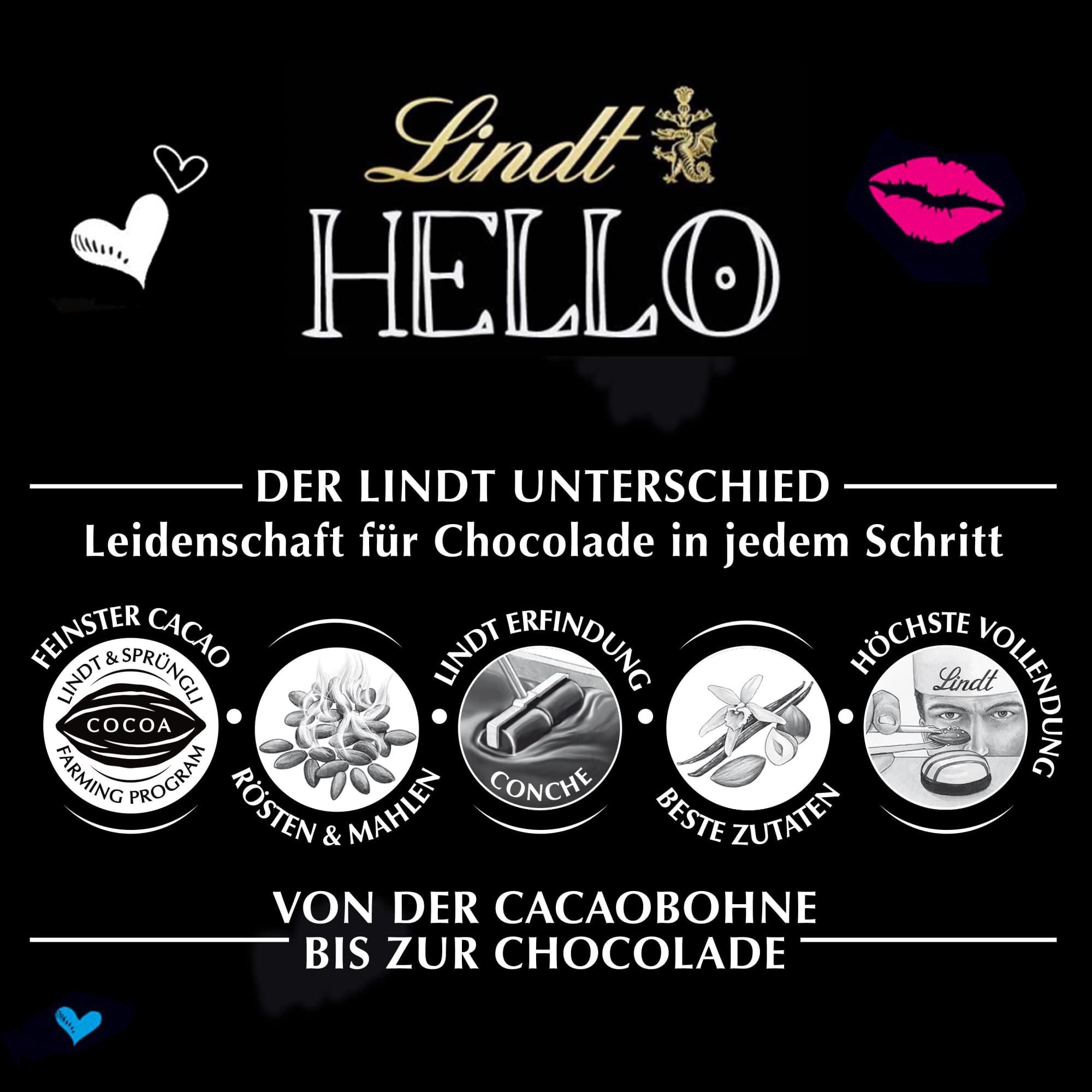 Lindt Lindt Hello Crunchy Nougat Milk Chocolate Bar Pouch, 100 g