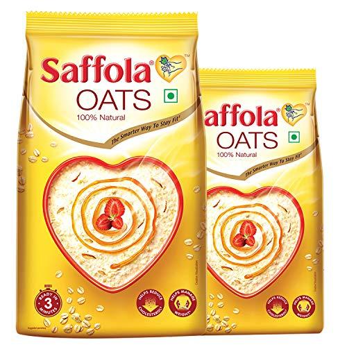 Saffola Saffola Oats, 1 kg with Free Saffola Oats 400 gm + Saffola Masala Oats Masala and Coriander, 500g