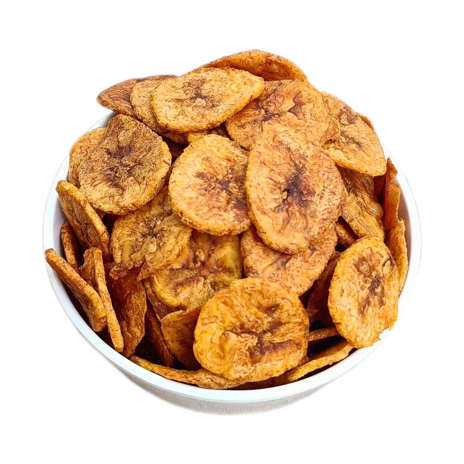 We Care Eco Products We Care Eco Products Kerala Style Ripened Banana Chips | Healthy Indian Snacks | Homemade and Ready to Eat (990gm)