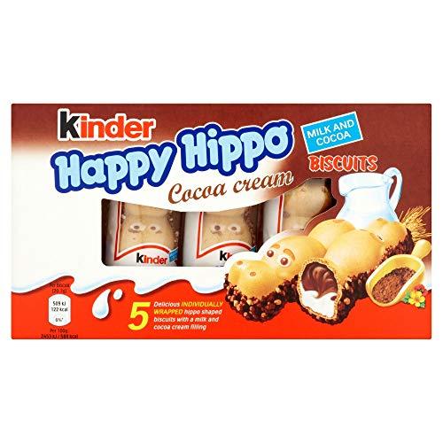Kinder Kinder Happy Hippo Milk & Cocoa Cream - 5 Biscuits 103g