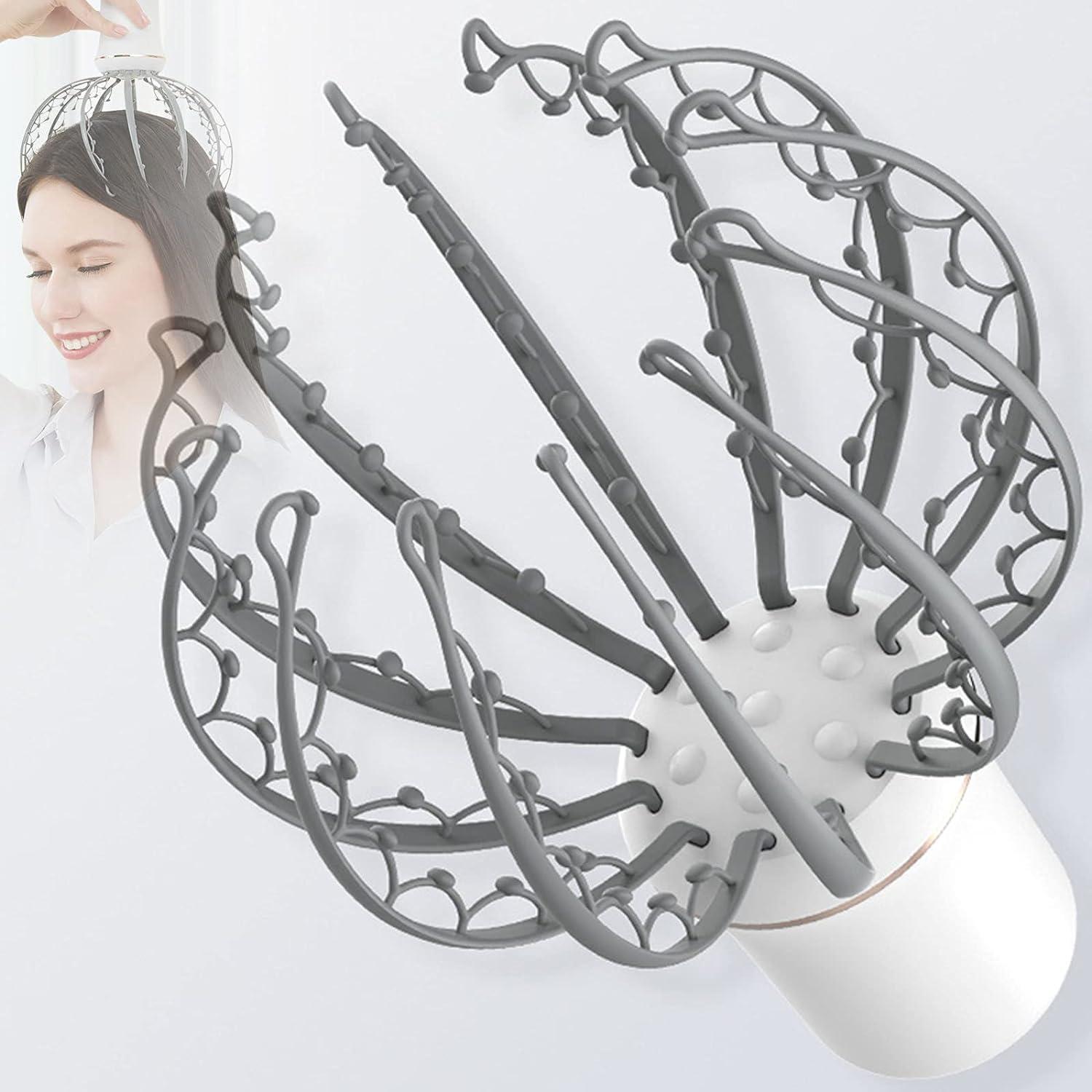 BLURISM BLURISM Electric Head Massager, Head Massage Spider, Scalp Massage Brush with 12 Claws, Rechargeable, Vibrating Head Massager to Relieve Stress