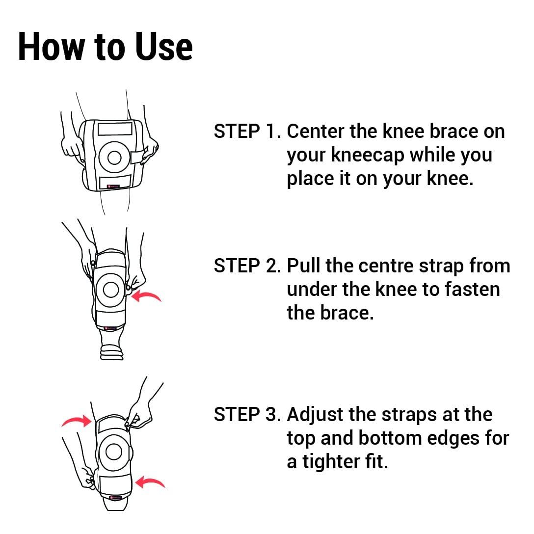 Parisill Parisill Knee Belt for Joint Pain Relief Women and Men for Ligament injuries, Knee Pain, and Support.