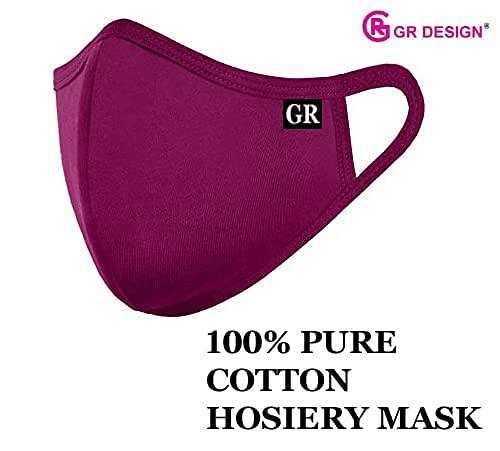 GR DESIGN GR DESIGN Cotton Anti Pollution 3 Layer Reusable Face Mask. (10)