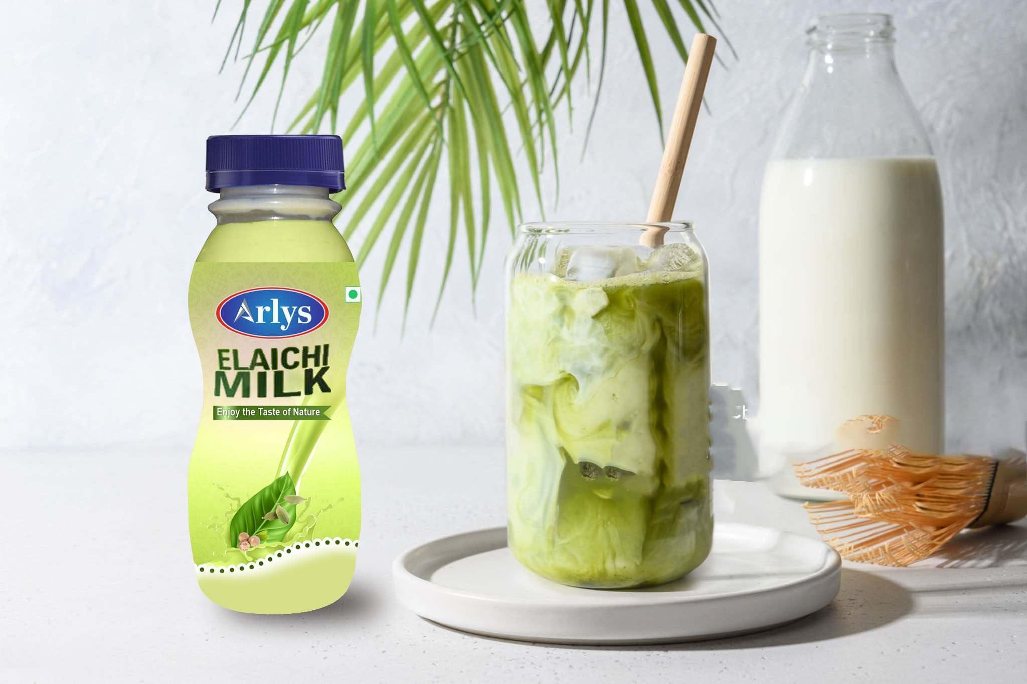 Arlys ARLYS Elaichi Flavoured Milk | Feel Real Elaichi MilkShake 150 ml | Pack of 3 Bottle