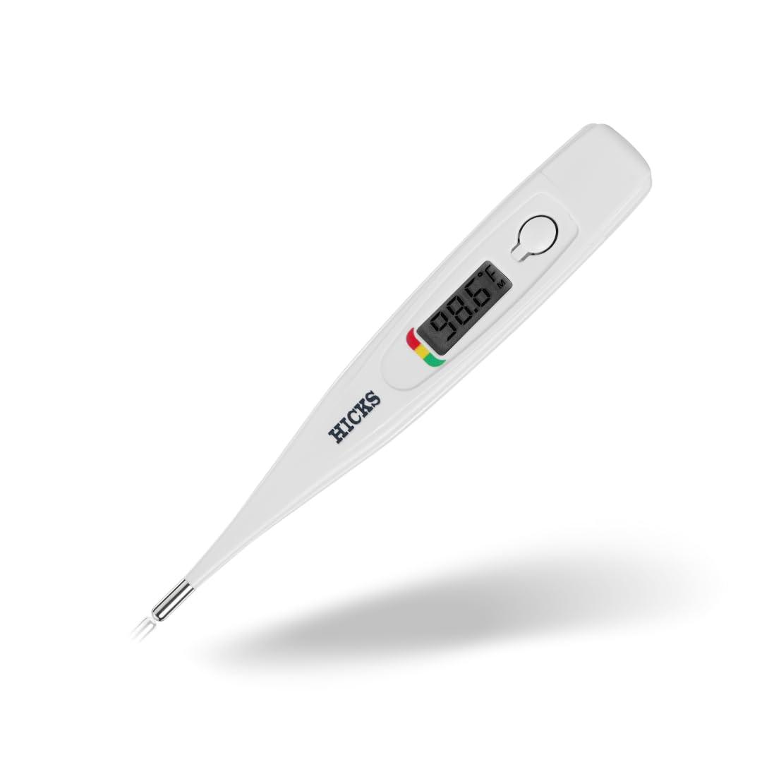 Hicks Hicks DMT 416 Digital Thermometer: Professional Accuracy | 10-Second Readings | Dual Scale (F/C) | Fever Line Indicator | Water-Resistant