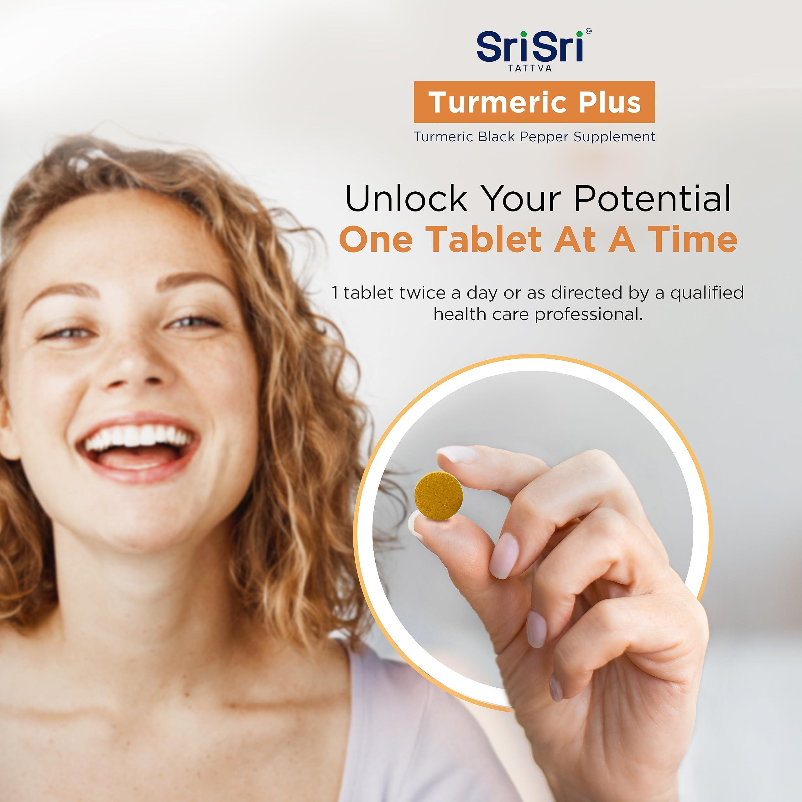 Sri Sri TATTVA shuddhta ka naam Sri Sri TATTVA shuddhta ka naam Turmeric Plus,60 Tabs | 500mg