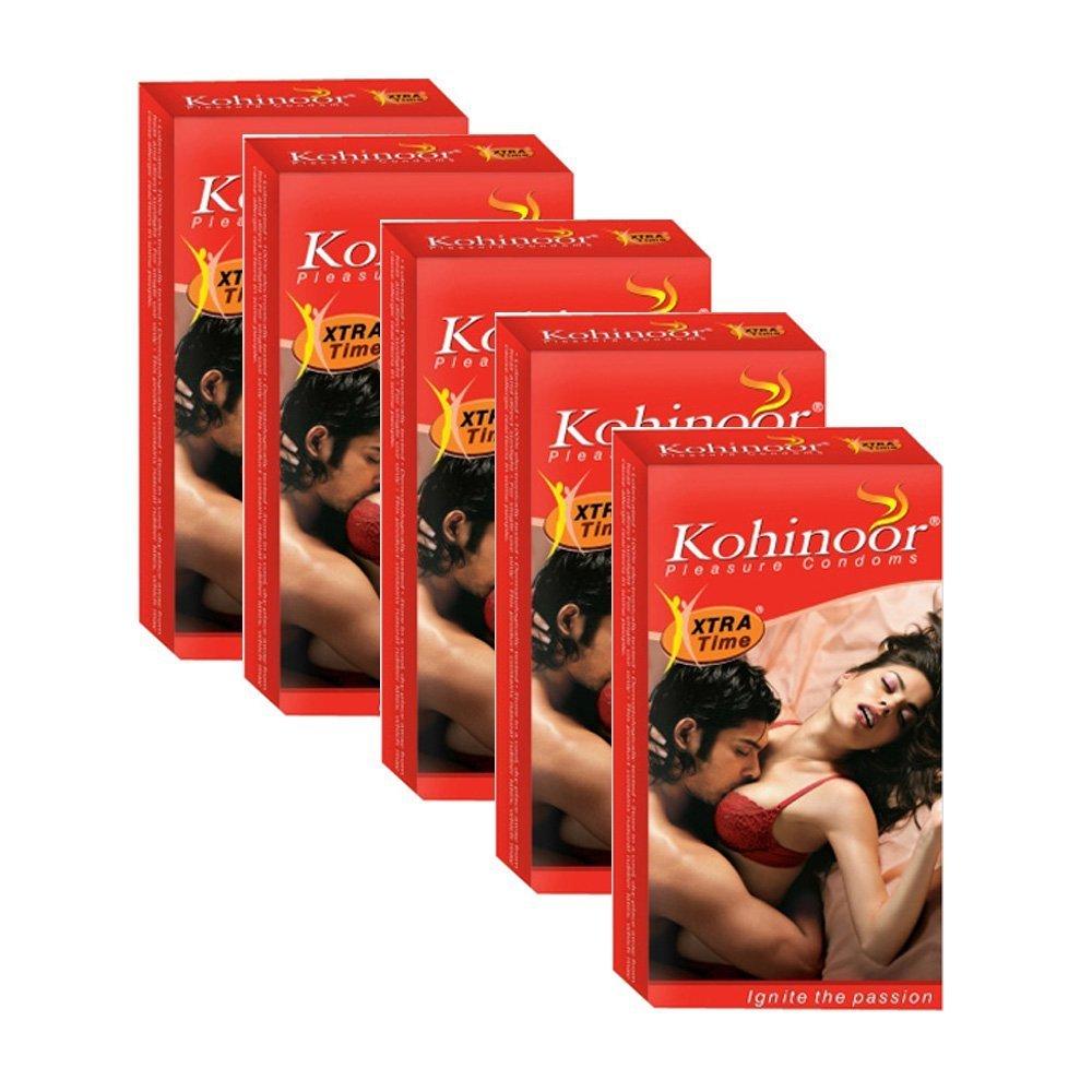 Generic Kohinoor Extra Time Condom 10 Count (Pack Of 5)