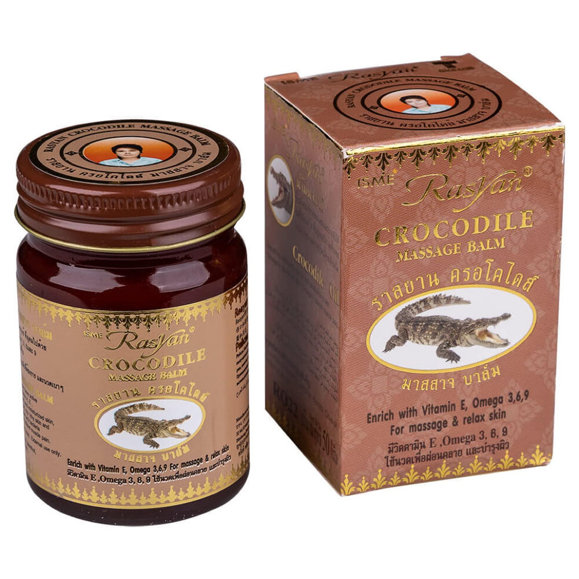 HAPO HAPO ISME RASYAN THAI BALM COLLECTION THAILAND PRODUCT (THAI CROCODILE MASSAGE BALM 50G), M