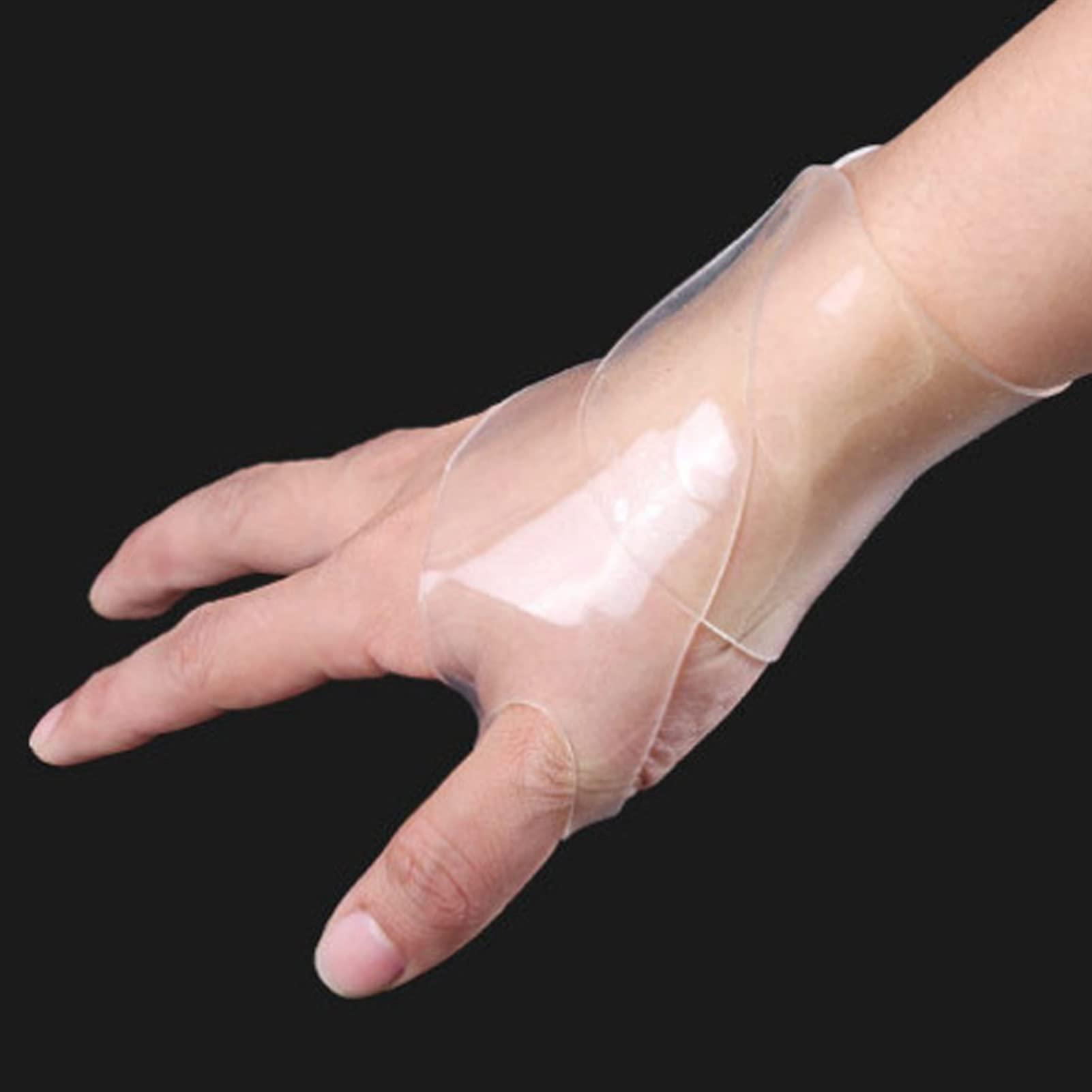 Folanda Gel Wrist Support Braces, Soft Unisex Wrist Hand Thumb Gloves, Waterproof Silicone Wrist Brace For Arthritis, Tenosynovitis, Swelling, Sprained Joint Pain and Inflammation