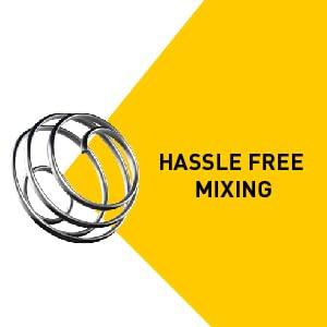 MuscleBlaze MuscleBlaze Steel Shaker 750 ml with Steel Whisk, Leakproof Gym Shaker Bottle for Supplements, Blizzard Blue