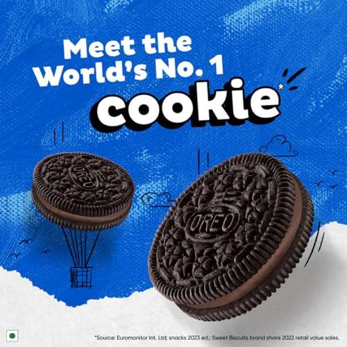 Oreo Oreo Cadbury Chocolate Flavour Cream Sandwich Biscuit, 481.25 Gram , Pack Of 2 X 481.25 Gram Jumbo Pack