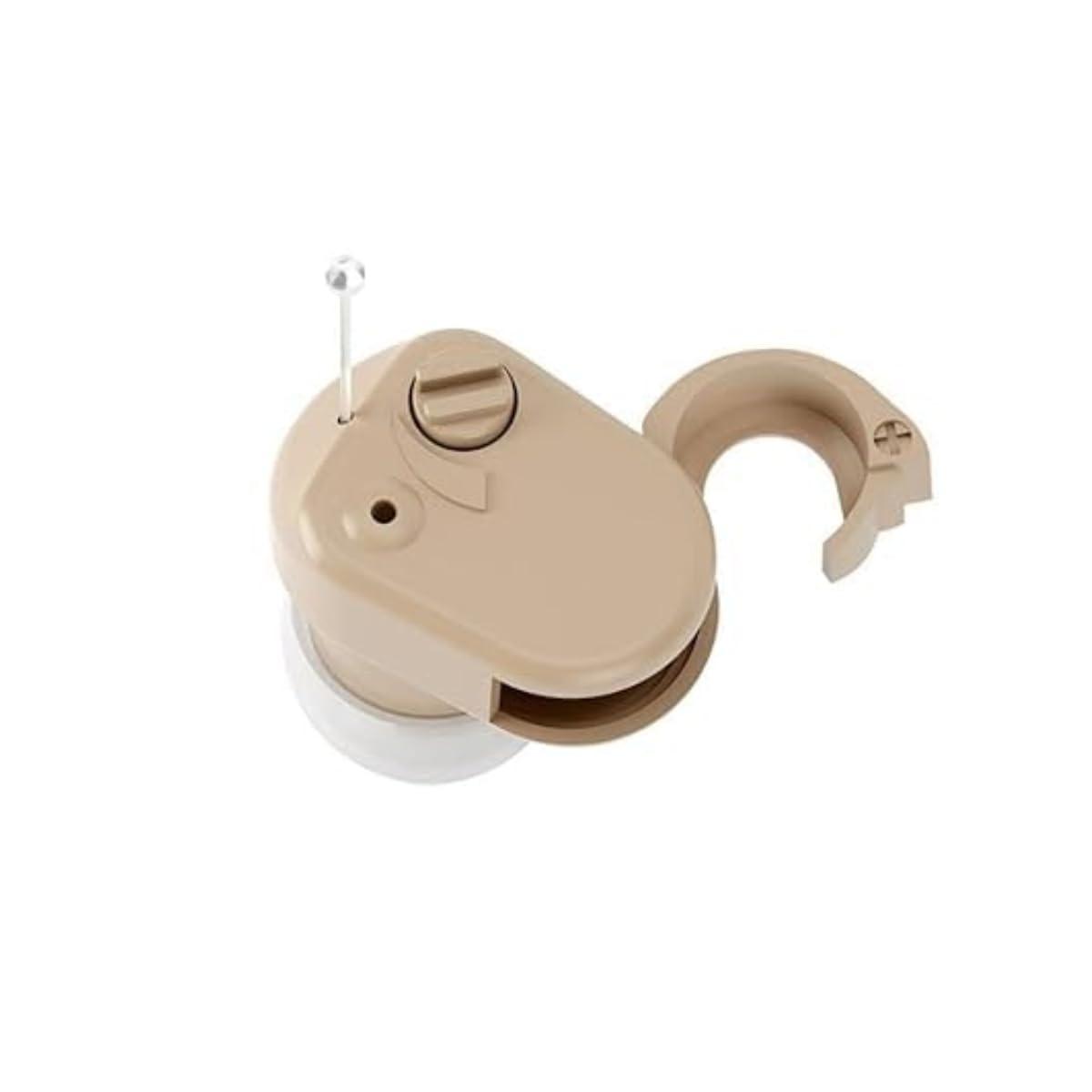 Aika Aika K-188 Behind the Ear Sound Amplifier Hearing Aid Machine with Battery Suitable for upto 60% Hearing Loss Ear (For Single Ear, With 3 Month Warranty)