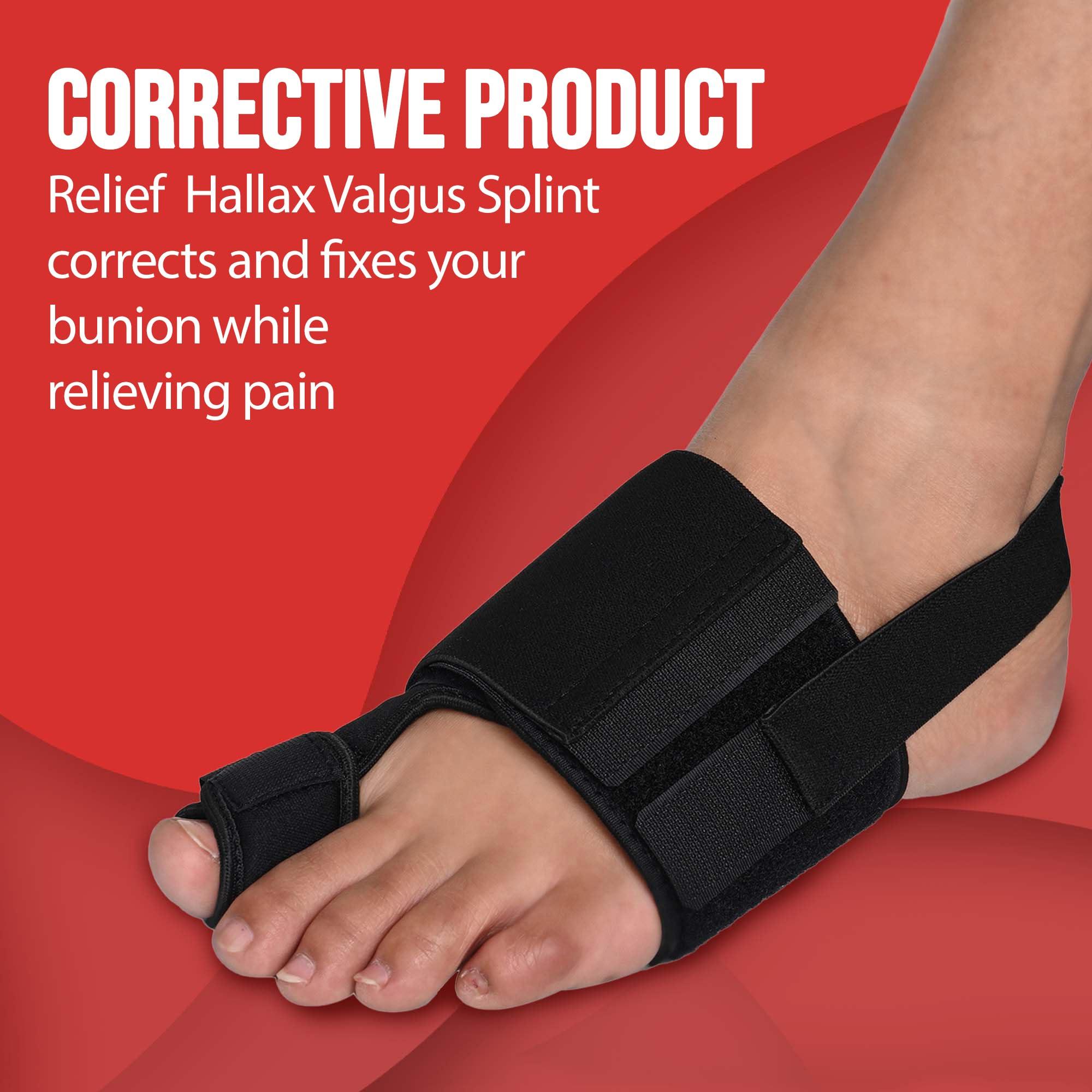 Relief Relief Hallux Valgus Bunion Aligning Splint (Medium Size - Right Foot)