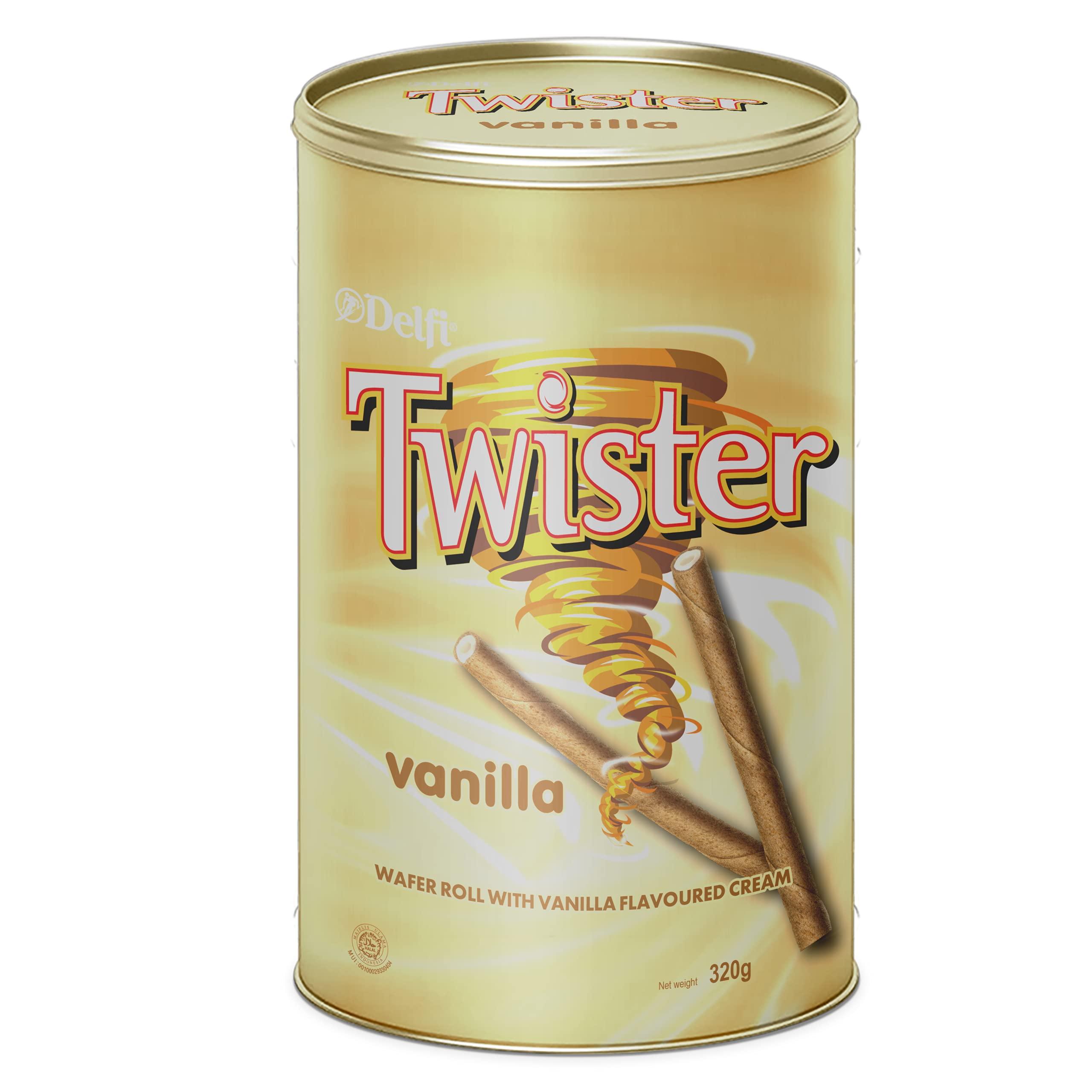 Delfi Delfi Twister Vanilla Wafer Rolls- (Net Quantity 320g)