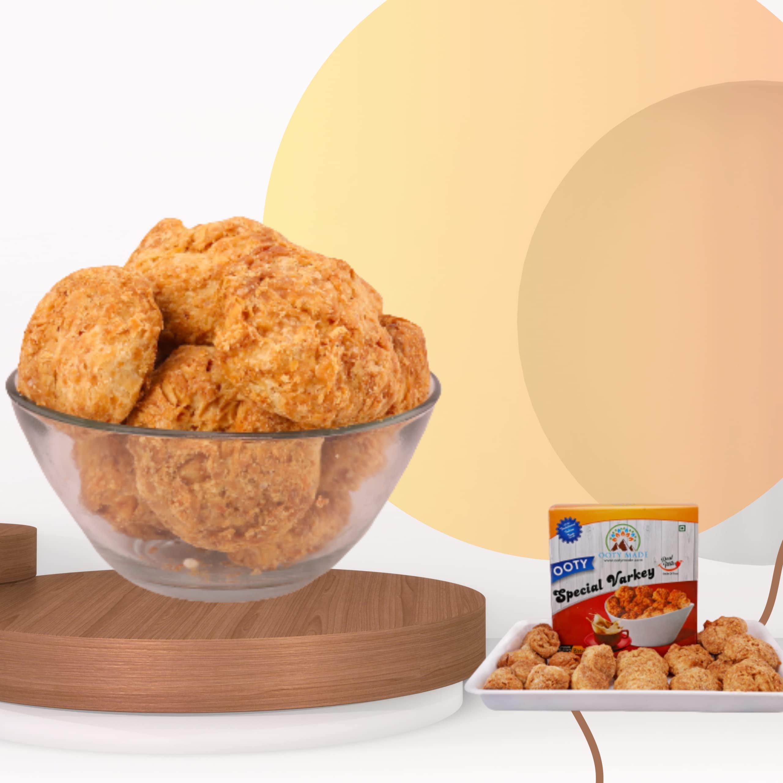 OOTYMADE.COM OotyMade.com Ooty Varkey - Crispy 1 KG Biscuits, Native Special Bakery Delight - Tea Time Snack  Small Varkey 1 kg