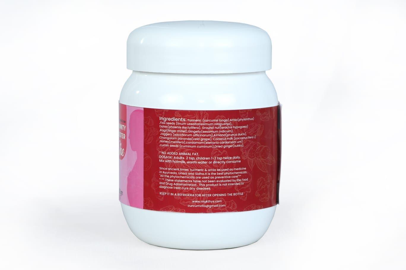 Mukthy\'s Mukthy\'s CURCUMVITA-Homemade 100% vegetarian food supplement for immunity(Woman) (250)