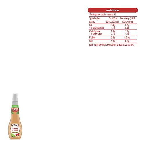 HEINZ Heinz Chilli & Lime Salad Dressing Spray | No Artificial Colours or Flavours, 6.76 fl oz / 200 ml
