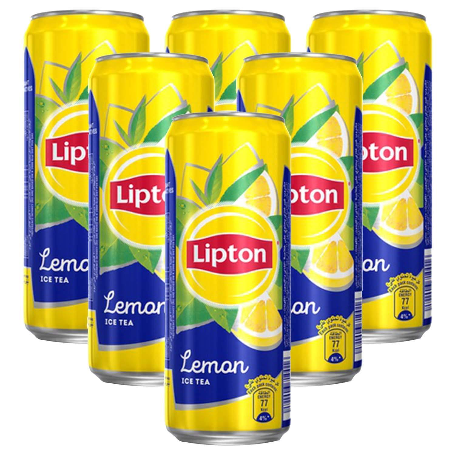 Lipton Lipton Lemon Ice Tea Can, 6 X 245, 1.6 Kilograms