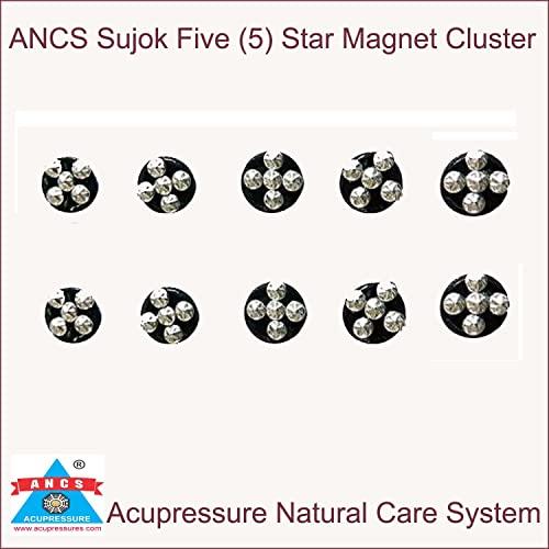 ANCS ANCS Sujok Five Star Cluster Magnet For Sujok Therapy Treatment Use 10pc pack
