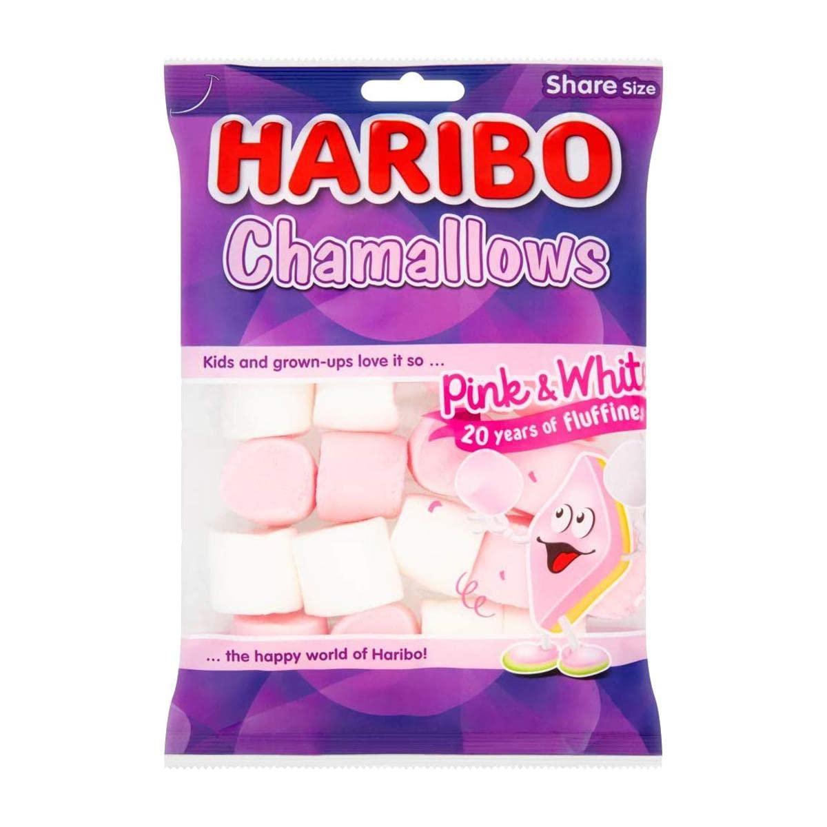 HARIBO HARIBO Chamallows Share Size Marshmallow, Pink, 140 g