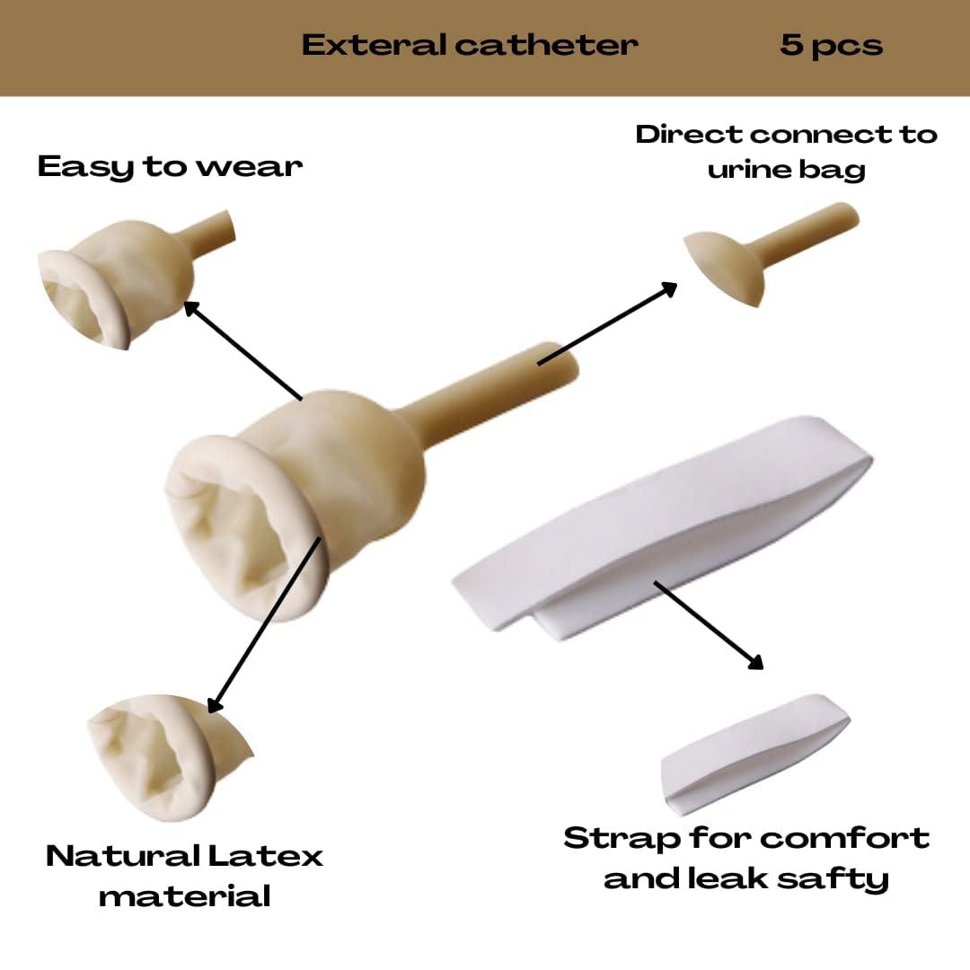 Anmol condom catheter for male with urine bag (EXTRA LARGE CATHETOR)