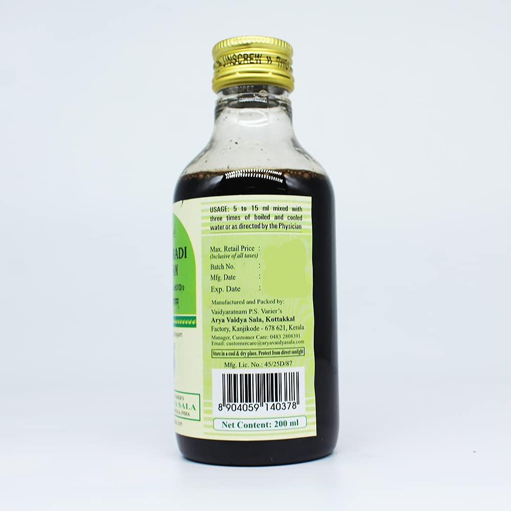 Golden Oldie Herbs Virataradi Kashayam - 200ML, (Pack Of 1), Of Arya Vaidya Sala Kottakkal