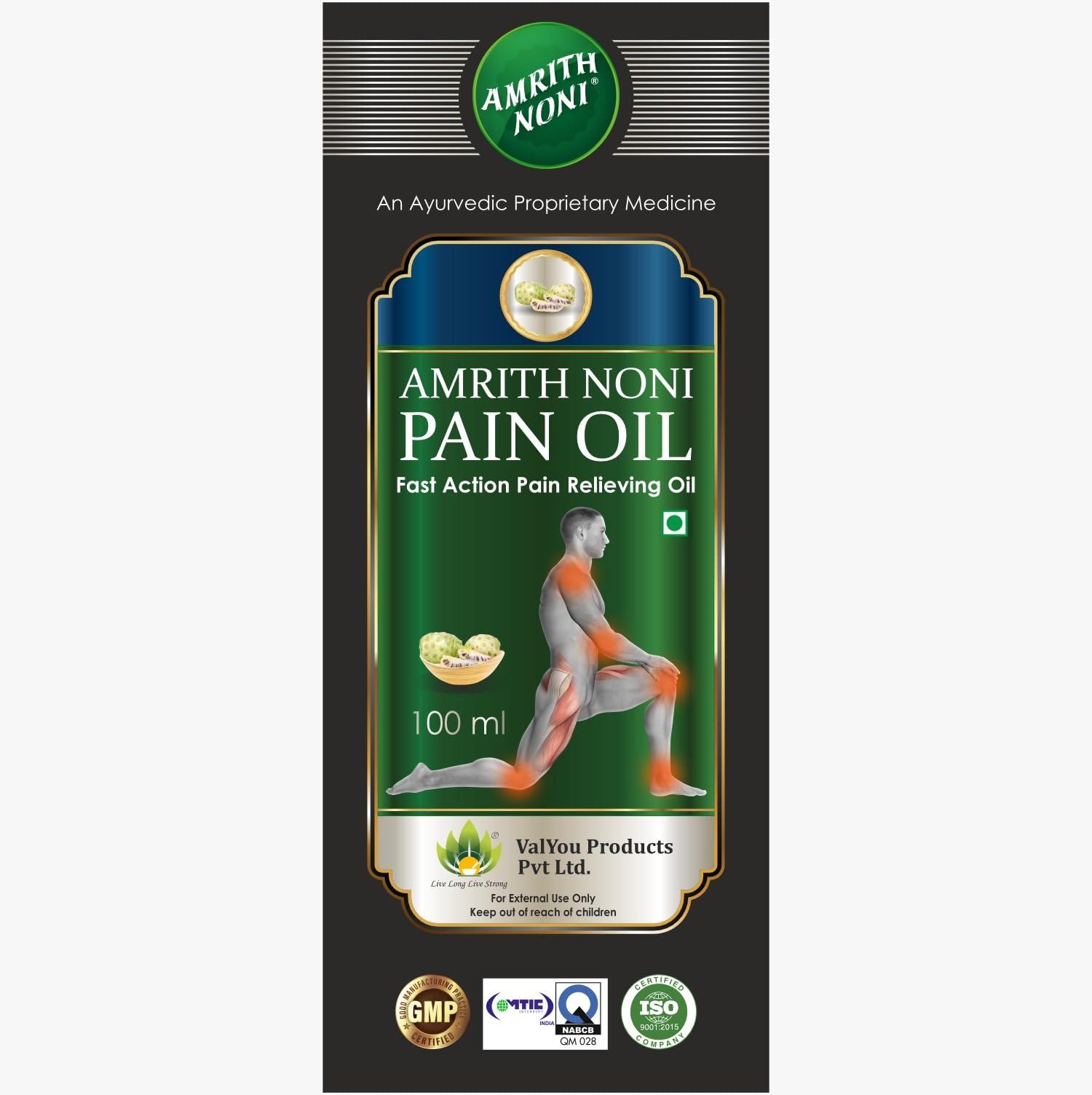 Amrith Noni Amrith Noni Artho Plus 750ml liquid + Amrith Noni Pain Oil 100ml