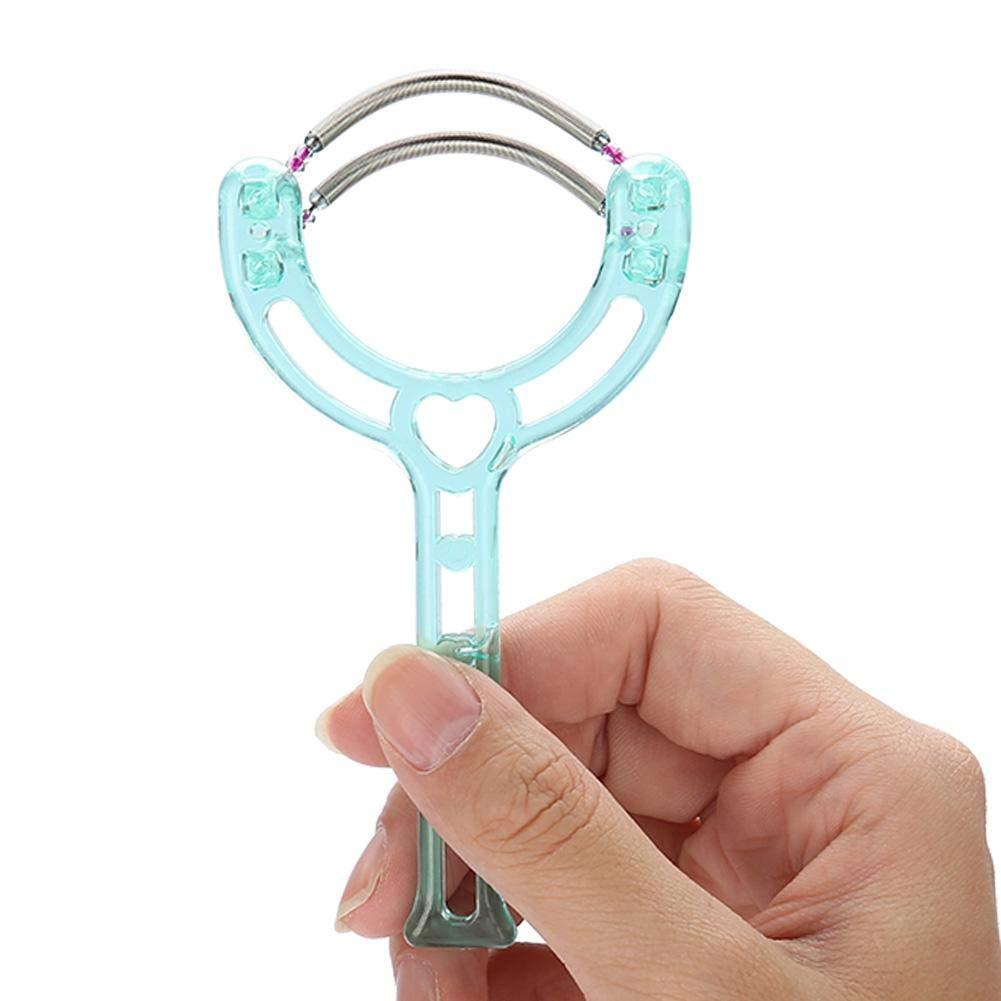 Sora 2 Colors Face Hair Remover, Face Hair Epilator, Upper Lip Cheeks for Quickly and Thoroughly Remove Small Hair for Uproot the Lips Hair(green)