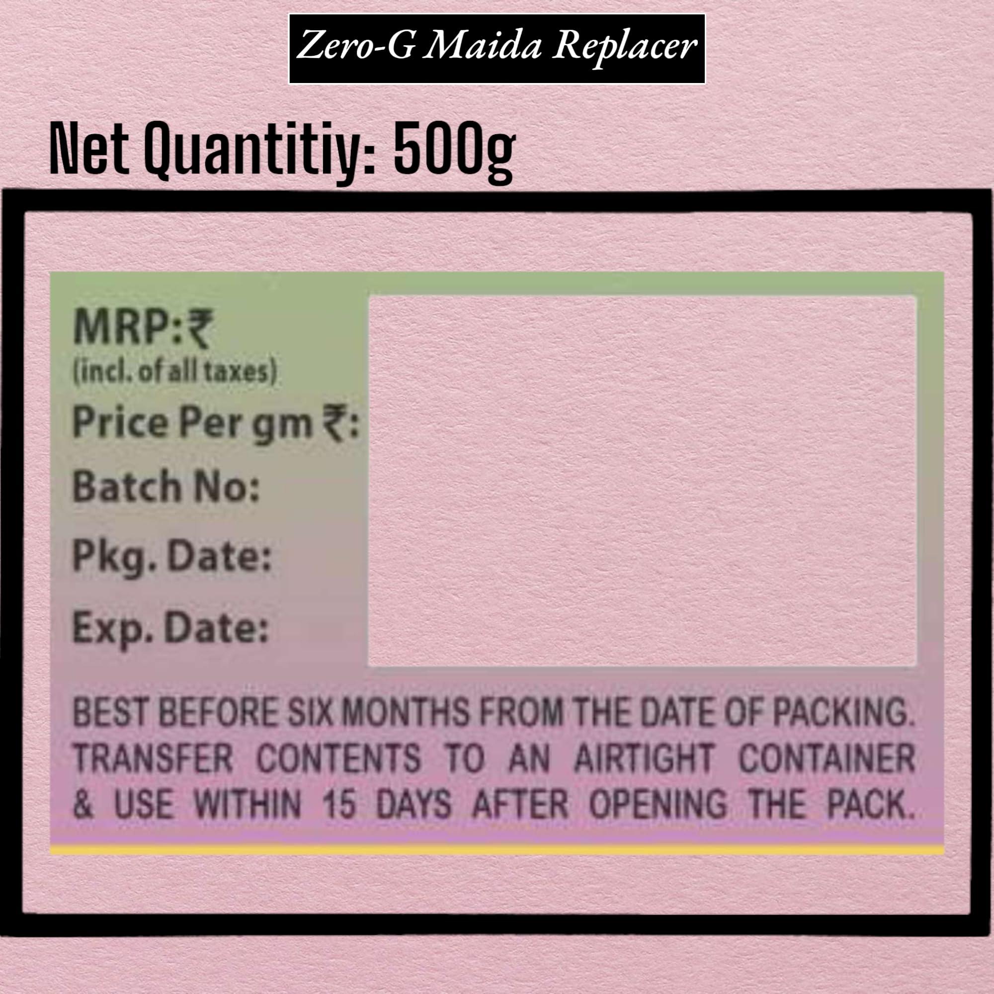 ZERO - G ZERO-G Lite Maida (2KG) - Gluten-Free & Allergen-Free Maida-Replacer | Maida Substitute | Refined Flour/Atta Substitute | Fibre Rich & No Preservatives Added