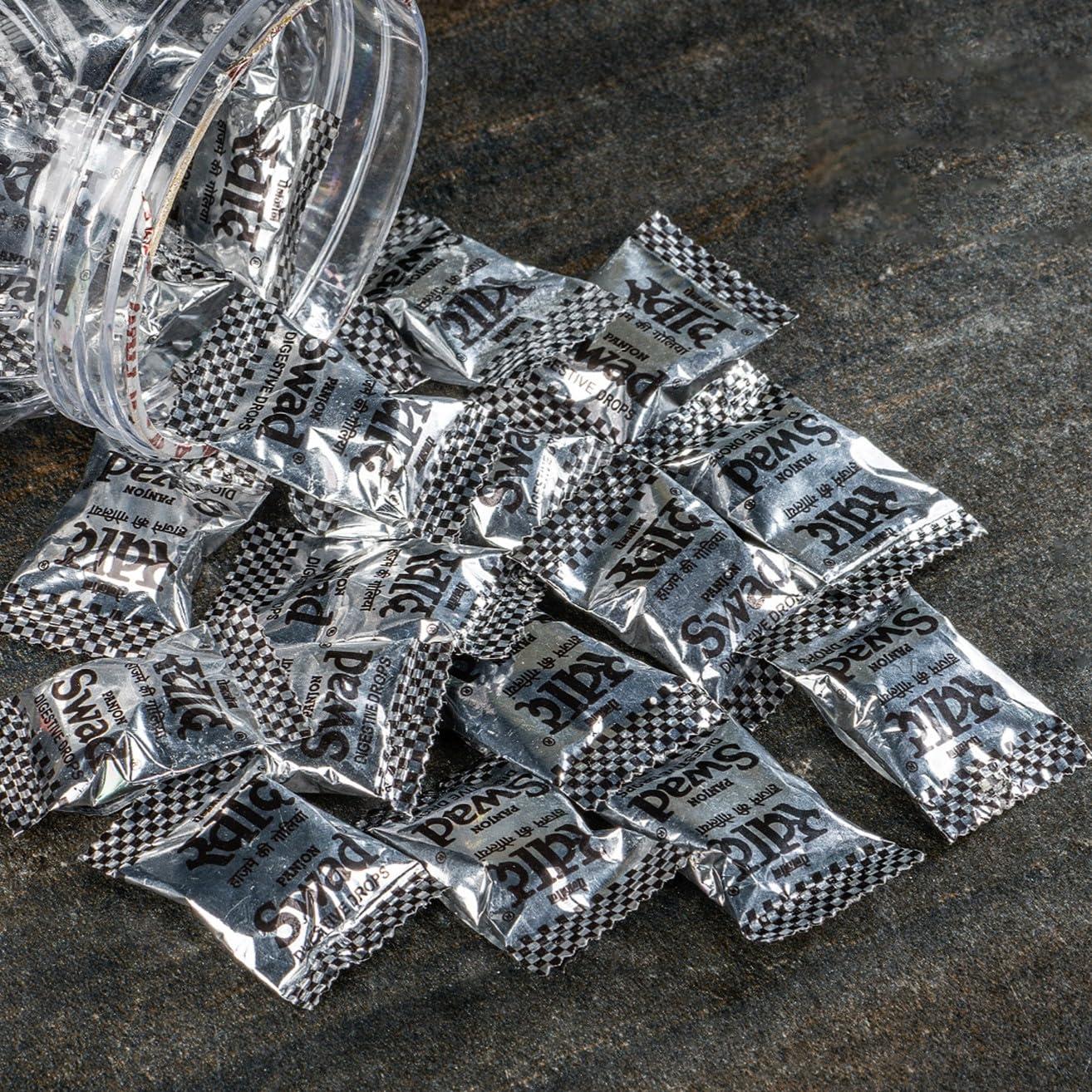 Swad Swad Digestive Chocolate Candy 50 X 6 Pouch (300 Candies pack) (Digestive & Tangy Indian Masala Flavour Sweet Toffee)