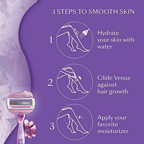Gillette Venus Gillette Venus Snap Hair Remover for Smooth Skin - Women Razor & Gillette Venus Breeze Hair Removal Razor for Women with Avocado Oils & Body Butter, Freesia Scent, 1 Pc