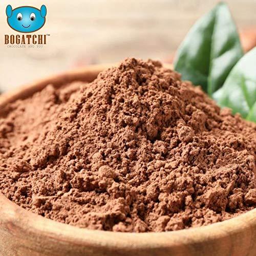 BOGATCHI BOGATCHI Single Origin and Natural , Cocoa Powder for Cake Making, Vegan |Raw | No Sugar| Gluten Free| Keto Chocolate, Dark Unsweetened Cocoa Powder, 200g , Free Measuring Spoon