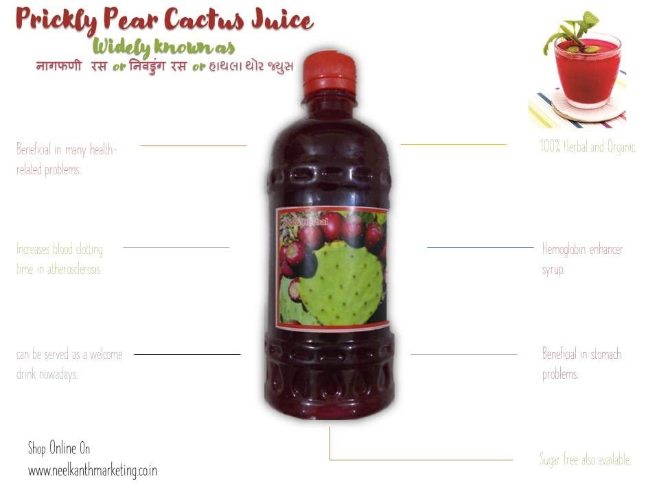 Ekta Juice Rajkot Prickly Pear Cactus Juice (500 ML)